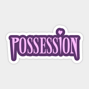 POSSESSION 1981 Sticker